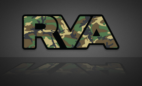 Camouflage RVA Sticker | RichmondStickers.com