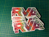 Tie Dye RVA Sticker | RichmondStickers.com