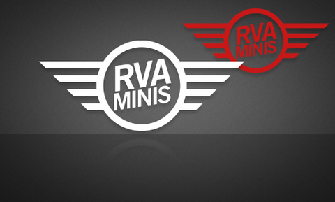 RVA MINIs Single Color Stickers - FREE SHIPPING