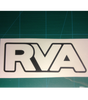 Satin Black RVA Sticker